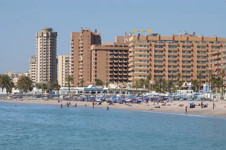 Hotel PYR from the beach